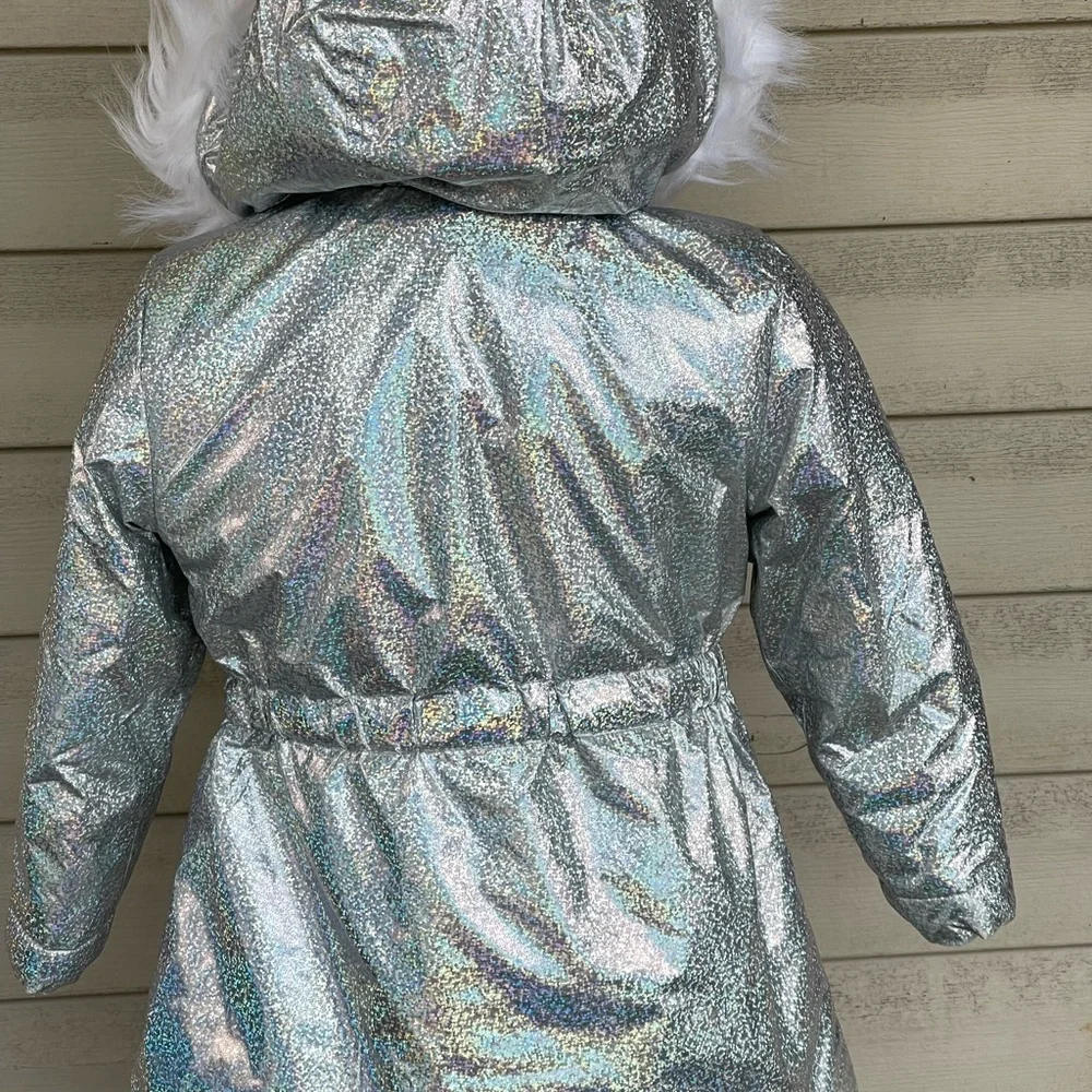 Disney collection Elsa frozen long sleeved hooded fleece jacket